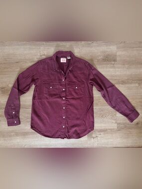 Levi’s Button-Up Shirt Women’s Deep Purple Cotton